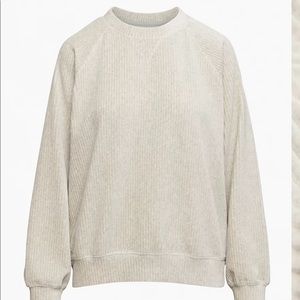 Aritzia Emery Sweater in Heather Light Grey